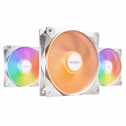 be quiet! LIGHT WINGS LX 120mm PWM High Speed 3-Pack White, Ventilateur, 12 cm, 2100 tr/min, 30,9 dB, 61,8 cfm, 105,1 m³/h