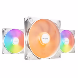 be quiet! LIGHT WINGS LX 140mm PWM 3-Pack White, Ventilateur, 14 cm, 1200 tr/min, 22,9 dB, 56 cfm, 95 m³/h