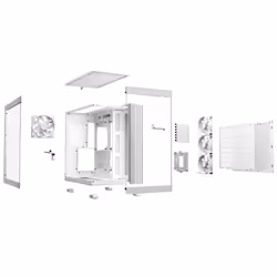 be quiet! LIGHT BASE 600 LX White Midi Tower Blanc