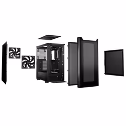 be quiet! PURE BASE 501 Airflow Black Midi Tower Noir - Vue supplémentaire 4