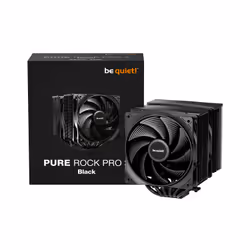 be quiet! PURE ROCK PRO 3 Black| Ventirad double tour, socket Intel et AMD, finition noire - Vue supplémentaire 5