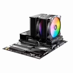 be quiet! PURE ROCK PRO 3 Black| Ventirad double tour, socket Intel et AMD, finition noire, ARGB - Vue supplémentaire 4