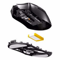 be quiet! Dark Perk Ergo | souris gaming sans fil | ultra-légère | Capteur PixArt PAW3950 | design amibidextre - Vue supplémentaire 6