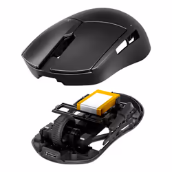 be quiet! Dark Perk Ergo | souris gaming sans fil | ultra-légère | Capteur PixArt PAW3950 | design amibidextre - Vue supplémentaire 7