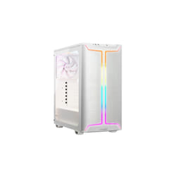 be quiet! Pure Base 501 Blanc | Boîtier PC vitré, Mini ATX / Micro ATX / ATX, 3 ventilateurs Pure Wings 3 140 mm PWM, bande ARGB