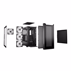 be quiet! Pure Base 501 Noir | Boîtier PC vitré, Mini ATX / Micro ATX / ATX, 4 ventilateurs Light Wings LX PWM, ARGB