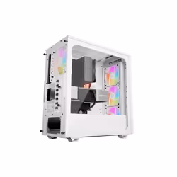 be quiet! Pure Base 501 Blanc | Boîtier PC vitré, Mini ATX / Micro ATX / ATX, 4 ventilateurs Light Wings LX PWM, ARGB - Vue supplémentaire 6