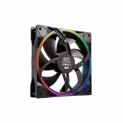 be quiet! Light Wings 140 mm PWM Reverse Black | Ventilateur PC ARGB reverse noir - Vue supplémentaire 4