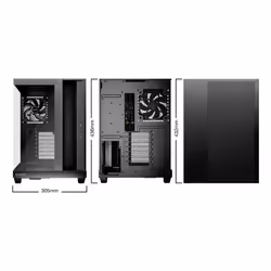 be quiet! Light Base 500 Noir | Boîtier PC vitré, Mini ITX / Micro ATX / ATX, 4 ventilateurs Pure Wings 3 120 mm - Vue supplémentaire 2