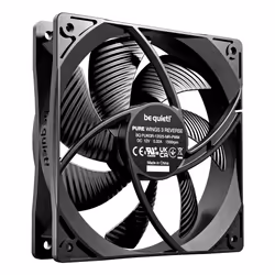 be quiet! Light Wings 120 mm PWM Reverse Black | Ventilateur PC reverse blanc | Pack de 3 - Vue supplémentaire 2