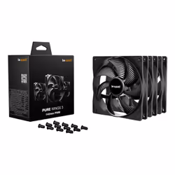 be quiet! Pure Wings 3 140 mm | Ventilateur PC silencieux | Pack de 3 - Vue supplémentaire 3