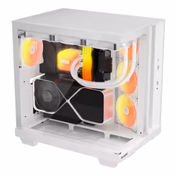be quiet! Light Base 500 Blanc | Boîtier PC ARGB vitré, Mini ITX / Micro ATX / ATX, 4 ventilateurs Light Wings LX 120 mm - Vue supplémentaire 3