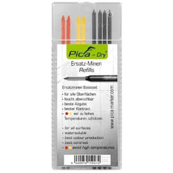 Pica-Marker 4020 mine 2B Gris, Rouge, Jaune