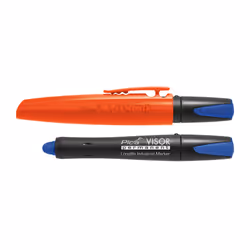 Pica-Marker VISOR, Bleu, Pointe large, Noir, Bleu, Orange, Plastique, Verre, Métal, Plastique, Pneu, Wood/laminate, Bold