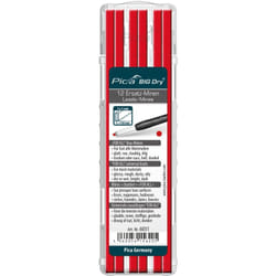 Triuso - Etui de 12 mines pica big dry rouge pica - 6031