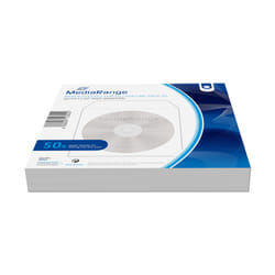 MediaRange BOX65 étui disque optique Housse 1 disques Blanc