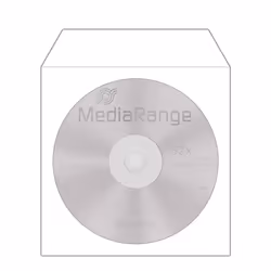 MediaRange BOX65 étui disque optique Housse 1 disques Blanc