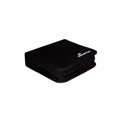 MediaRange BOX50 étui disque optique Étui avec portefeuille 24 disques Noir