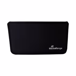 MediaRange BOX51 étui disque optique Étui avec portefeuille 48 disques Noir