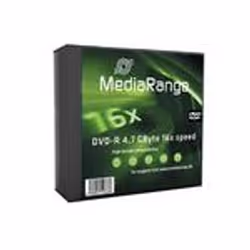 MediaRange MR418, DVD-R, Petit boitier, 5 pièce(s), 4,7 Go