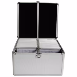 MediaRange BOX76 étui disque optique Caisse rigide 300 disques Argent