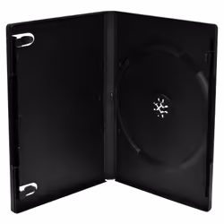 MediaRange BOX11-M, Boîtier DVD, 1 disques, Noir, Plastique, 136 mm, 14 mm