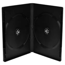 MediaRange BOX12 étui disque optique Boîtier DVD 2 disques Noir