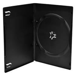 MediaRange BOX13 étui disque optique Boîtier DVD 1 disques Noir