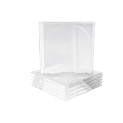 MediaRange BOX24 étui disque optique Boîtier double 1 disques Transparent