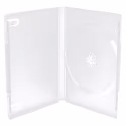 MediaRange BOX25, Boîtier DVD, 1 disques, Transparent, Plastique, 120 mm, 136 mm