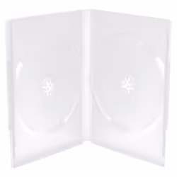 MediaRange BOX26, Boîtier DVD, 2 disques, Transparent, Plastique, 120 mm, 136 mm