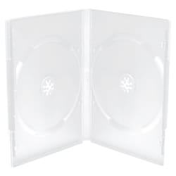 MediaRange BOX26 étui disque optique Boîtier DVD 2 disques Transparent