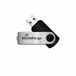 MediaRange MR908 lecteur USB flash 8 Go USB Type-A / Micro-USB 2.0 Noir, Argent