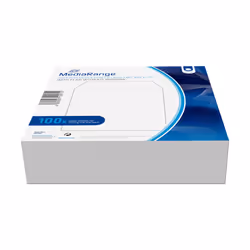 MediaRange BOX66, Housse, 1 disques, Blanc, Papier, 120 mm, 125 mm