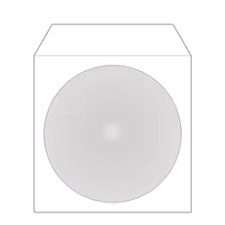 MediaRange BOX62 étui disque optique Housse 1 disques Blanc