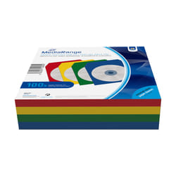MediaRange BOX67 étui disque optique Housse 1 disques Bleu, Vert, Rouge, Jaune