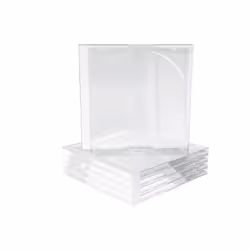 MediaRange BOX31-T étui disque optique Boîtier double 1 disques Transparent