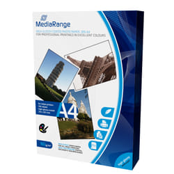 MediaRange MRINK105 papier photos A4 Blanc Hautement brillant