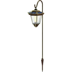 Lampe de jardin solaire à Led ESOTEC - Tivoli - Blanc - Extérieur - Plastique - 170x170mm