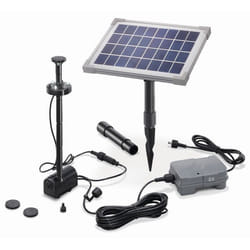 Esotec - Kit pompe solaire bassin avec batterie et led 160L-5W
