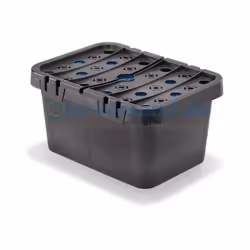 Découvrez les caractéristiques de l'article Filtre pour pompe immergée S 6L Ce filtre compact de hauteur 16 cm (vendu sans la ...