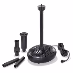 Découvrez les caractéristiques de l'article Pompe immergée bassin plan d'eau 12-18V Super Fountain 2500L La pompe Super Fount ...