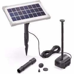 Kit pompe solaire bassin - ESOTEC - Fountain Pro 200L-35W - Autonome - Oxygénation - Petit bassin