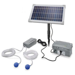 Esotec - Oxygénateur de bassin solaire avec batterie Duo Pro Plus 200L-8W