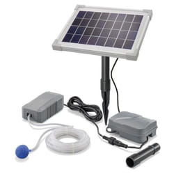 Esotec - Oxygénateur de bassin solaire avec batterie Pro Plus 130L-5W