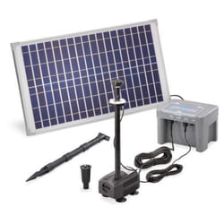 Esotec - Kit pompe solaire Fountain Pro avec batterie 12V et Led 630L-25W