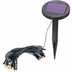 Guirlande solaire - ESOTEC - 24 LED - Blanc chaud - Extérieur - Energie solaire