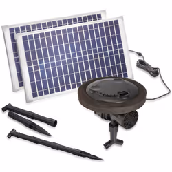 Aérateur de bassin solaire Power Float 50/1000 flottant 30 degrés à l'ombre et l'eau du bassin qui menace de s'écouler ? - Pr ...