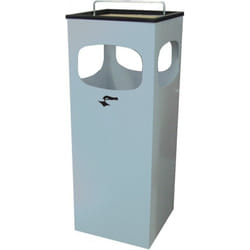 Poubelle cendrier cube