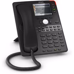 Snom D765, Téléphone IP, Noir, Combiné filaire, TFT, 8,89 cm (3.5"), FCC Class B